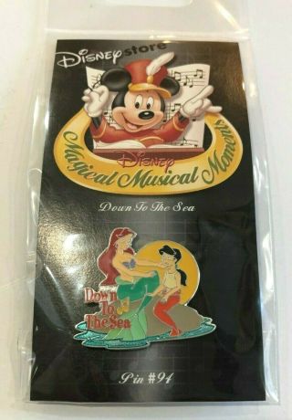 Disney Pin 94 Down To The Sea Ariel Mermaid - Magical Musical Moments 2002