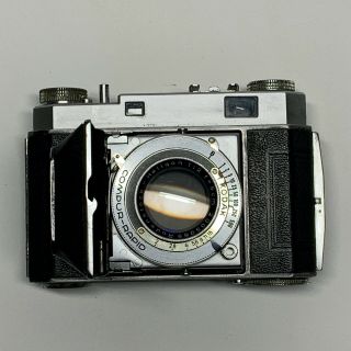 ^ Vintage Kodak Retina Ii Film Camera W/ Rodenstock 50mm F2 Heliogon Lens [read]