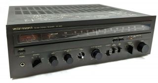 Vintage Vector Research Vr - 5000 Fm/am 2 Channel Stereo Receiver 44 Wpc - Japan