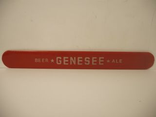 Vintage Red Genesee Beer Ale Foam Scraper Rochester York Ny