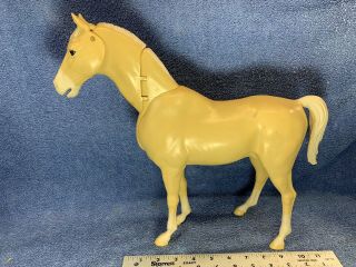 Vintage Marx Johnny West Thunderbolt Horse With Moveable/ Articulating Neck