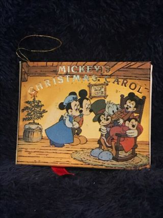Disney Mickey’s A Christmas Carol Mini Book Ornament
