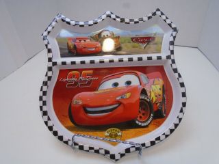 Disney Pixar Lightning Mcqueen Mator Cars Divided Plate Melamine Zac Designs
