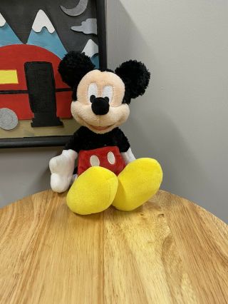 Mickey Mouse Disney Parks Authentic 12 Inch Soft Plush - Pellet Fill
