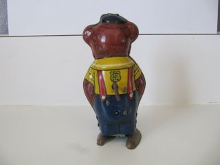 VINTAGE 1950 ' S TIN WIND UP TOY BEAR J.  CHEIN & CO.  WITH KEY MADE IN U.  S.  A. 3