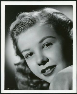 Vera - Ellen In Early Close - Up Portrait Vintage 1940s Photo By Mcalpin