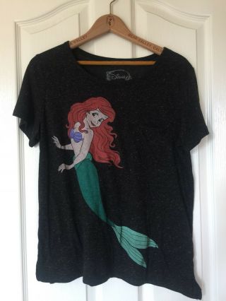 Disney Disneyland Ariel Little Mermaid T Shirt Top Soft Fabric Xl Extra Large