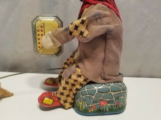 Vintage 1950 ' s Hobo Accordion & Monkey Battery Operated Toy by Alps 50207 3
