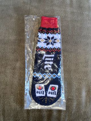 4 - 2020 Miller Lite Ugly Holiday Christmas Sweater Beer Bottle & Can Koozies