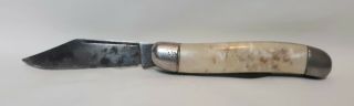 Vintage 1946 - 1956 Imperial Prov Ri Usa Folding Pocket Knife Cream 2 Blade