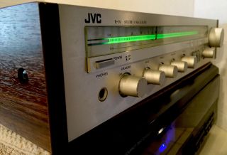 Jvc R - 1x Silver Face Vintage Hi - Fi 2 Channel Am/fm Stereo Receiver Ex.  Con