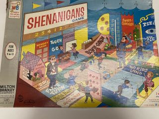 Vtg 1964 Shenanigans Milton Bradley Board Game 4480 Family Made Usa