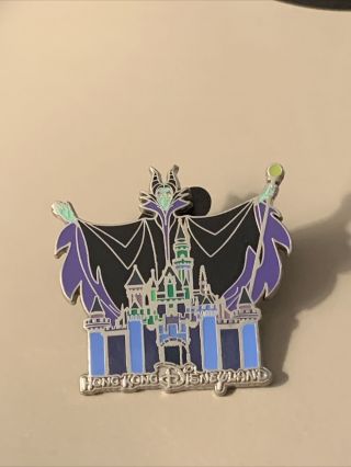 Disney 2010 Hong Kong Disneyland - Halloween Maleficent Pin - Pins