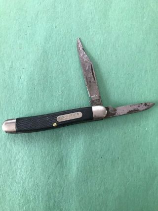 Vintage Frontier Imperial Ireland Usa Small 2 - Blade Folding Pocket Knife