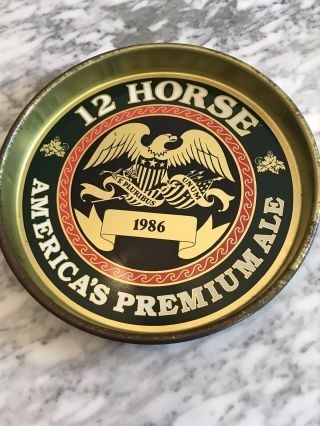 Vintage 12 Horse Genesee Beer Tray America’s Premium Ale.