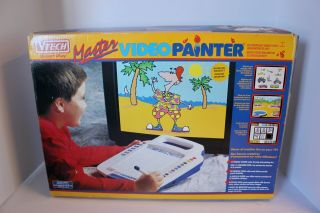 Vintage Vtech Smart Play Master Video Painter Electronic Art Bilingual