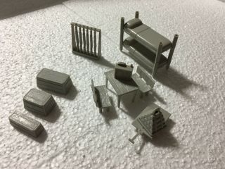 Vintage Marx Iwo Jima Mountain Playset Parts And Accessories
