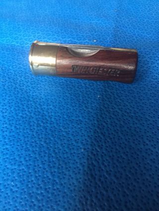 Winchester 12 Gauge Shotgun Shell Pocket Knife Good