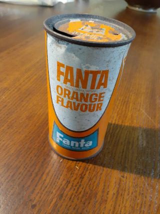 Vintage Fanta Can By Coca Cola Corp With A Volume Of 13 Imp.  Fl.  Ozs.