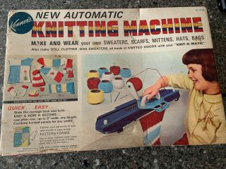 Vintage Kenner’s Automatic Knitting Machine