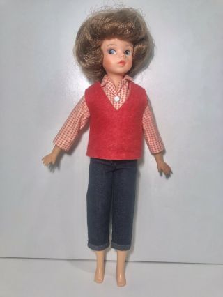 Vintage Tina Cassini Doll,  29 Cm Long Wearing Sindy Outfit