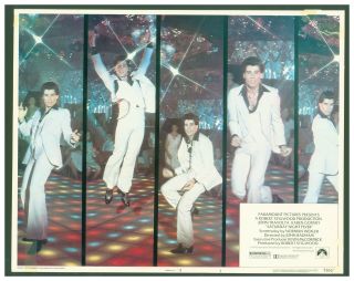 Vintage 1977 Saturday Night Fever Lobby Card Set Of 8 John Travolta