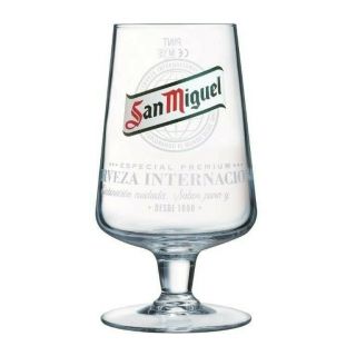Tuff Luv San Miguel Half Pint Glass Glass / Glasses / Barware Ce 10oz