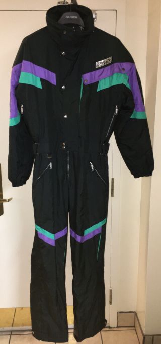 Vintage Spyder Ski Suit One Piece Mens Size Large