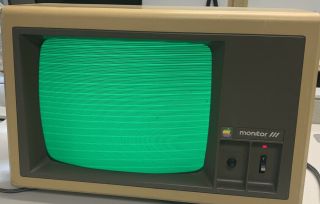 Apple Monitor Iii Model No.  A3m0039.  Vintage Apple 1983