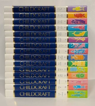 Vintage 1996 Childcraft Book Set,  Dictionary - Complete Set Kids Children Craft