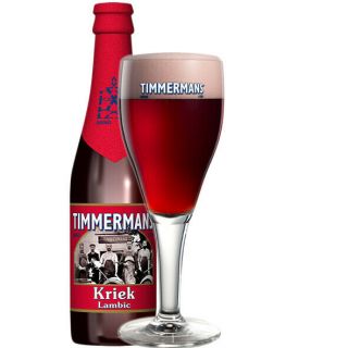 Set Of 2 X Half Pint Timmermans Belgian Beer Glasses Ce Marked