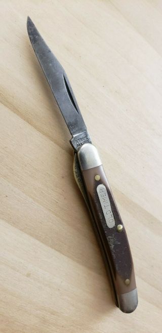 Vintage Schrade Old Timer 18ot Mighty Mite Pocket Knife/ Usa Made