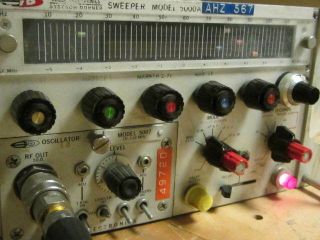 Vintage Systron Donner 5000A Sweep Generator With (2) Plug - In Units 3