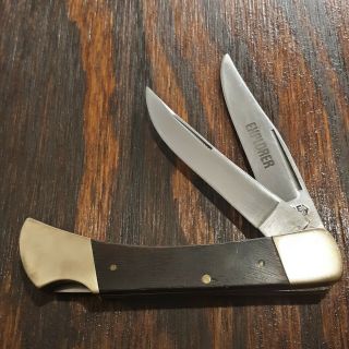 Edge Mark Explorer Knife Knives Made In Japan 11 - 313 Half Lockback 4 " Closed