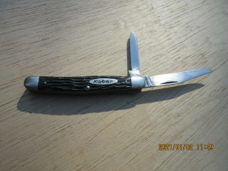 Vintage Ka - Bar Pocket Knife 2 Blade 3 3/8 ".