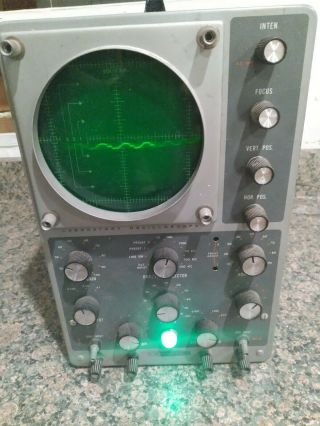 Vintage 1960s Heathkit Model 10 - 12 General Purpose Oscilloscope -