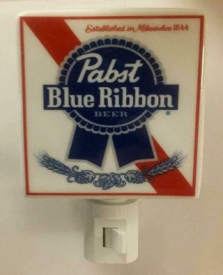 Pabst Blue Ribbon Beer Porcelain Night Light
