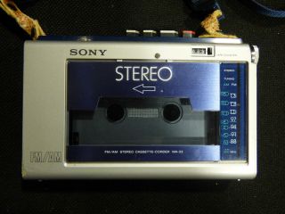 Vintage Sony AMS Stereo Soundabout FM/AM Cassette - Corder WA - 33 3
