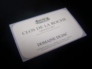 Etiquette Vin Clos De La Roche Nm Domaine Dujac Wine Label Wein Etikett