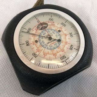 Vintage Thommen 19 Jewel 5000m Altimeter Barometer