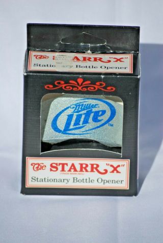 Starr X Miller Lite Bottle Opener Nib