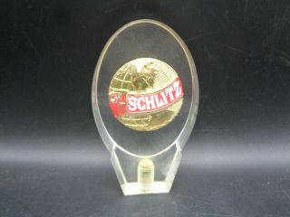 Vintage Schlitz Acrylic Beer Tap Handle Pull (sa17)