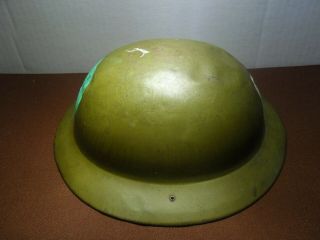 Vintage Wwi/ww2? Us/british? Toy Metal Helmet (helmet For Children?)