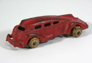 1930s Cast Iron Futuristic / Concept Automobile Toy By Hubley In Paint