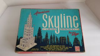 Vintage 1950s Elgo American Skyline Plastic Construction Set No 92 Ho Scale