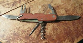 Vintage Wenger Tahara Pocket Knife Estate Find 2 Blades Swiss