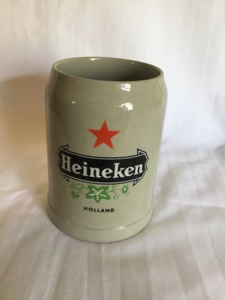 Vintage Heineken Holland Beer Mug Stein Collectable Gift