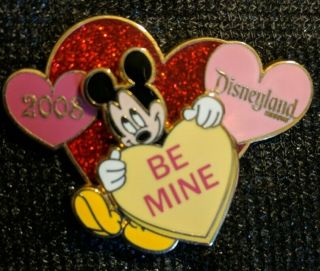 Disney Pin Mickey Mouse Valentine 