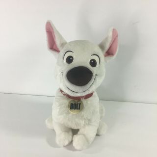 Disney Store Bolt Dog Plush 12 "