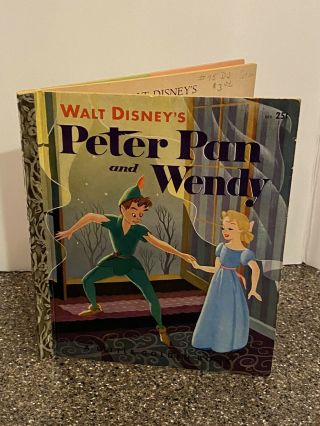Walt Disney’s Peter Pan & Wendy Little Golden Book From 1952 Shape